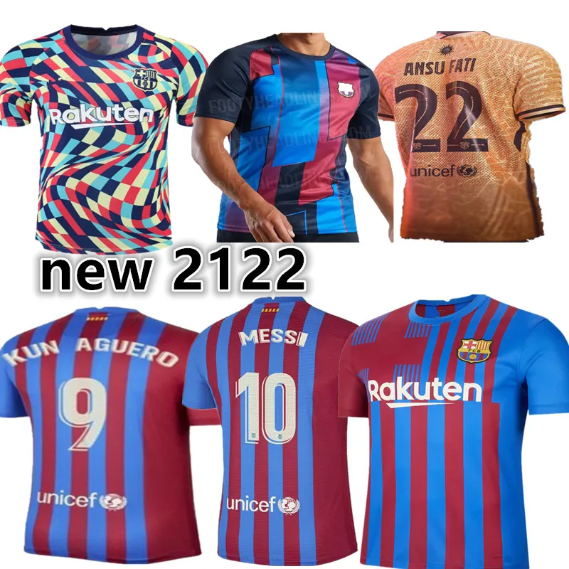 Рубашка для взрослых с куном агуеро Месси JORDI ALBA COUTINHO ANSU FATI GRIEZMANN DE Чен Пике S.