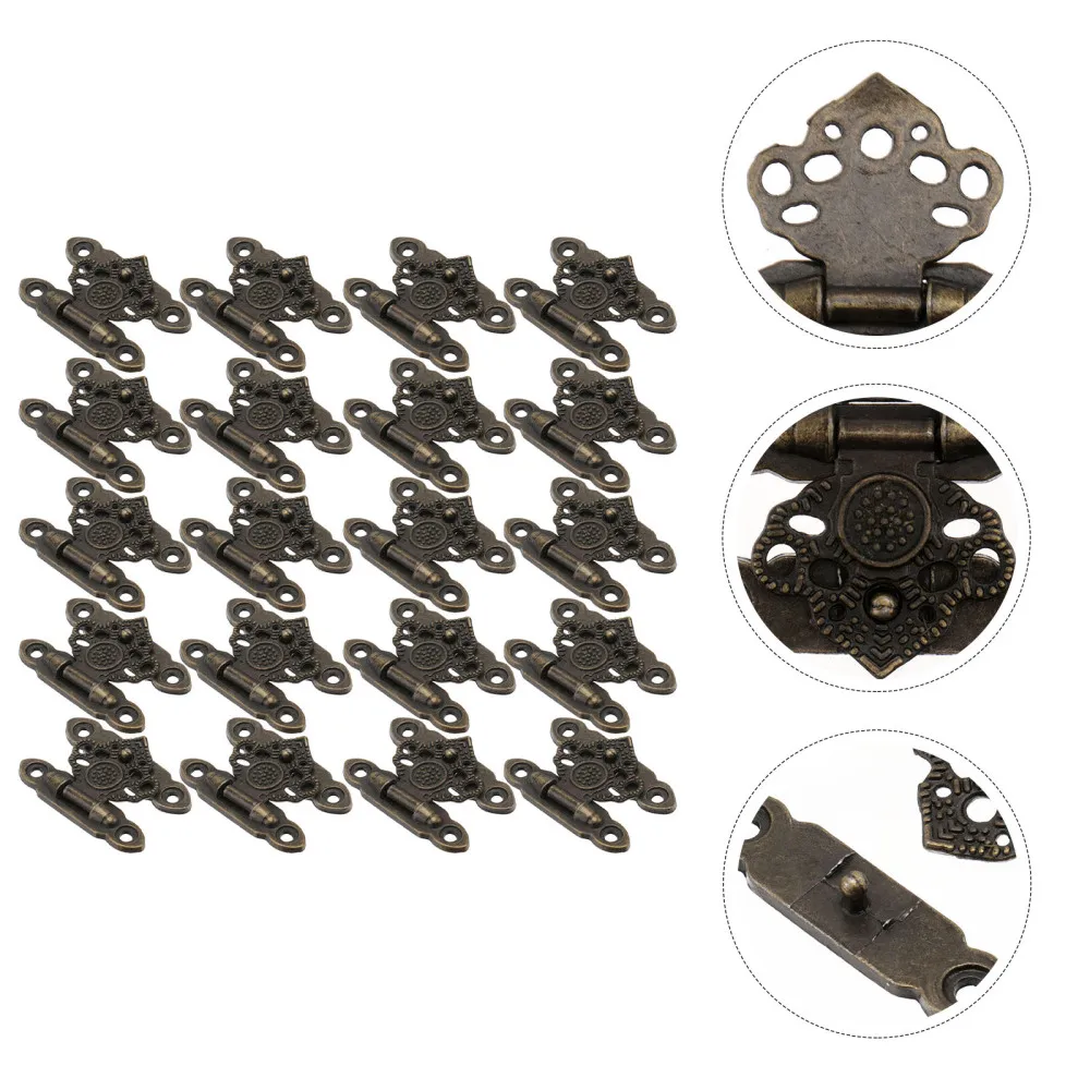

20PCS Antique Suitcase Bag Lock Buckle Zinc Alloy Buckle Sturdy Metal Hasp