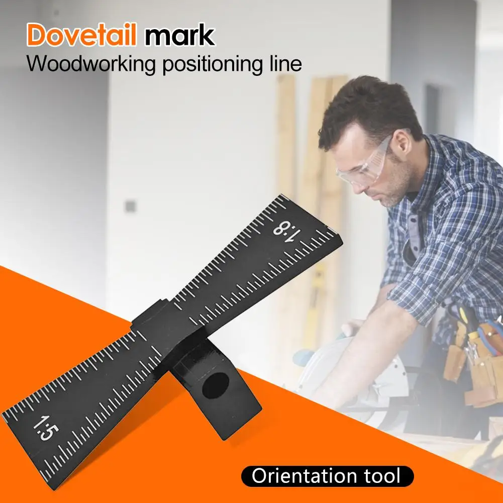 Ручной деревянный штифт измерительный шаблон маркировщика ласточкиного хвоста