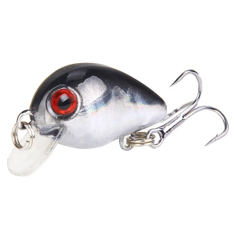 Искусственная пластиковая рыболовная приманка Iscas 3 см/1 6 г миниатюрная с крючком