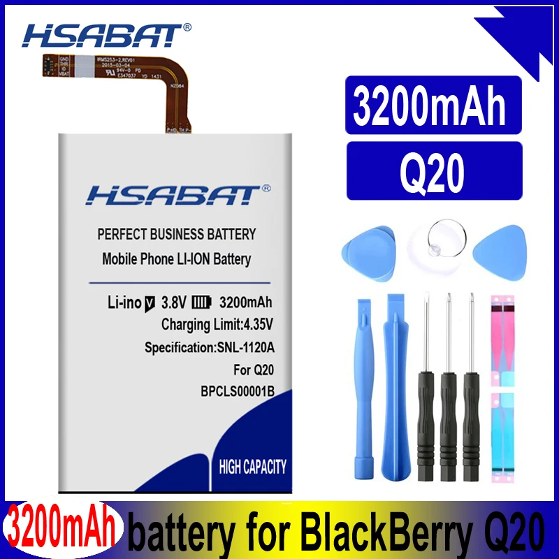 Аккумулятор HSABAT 3200 мАч BPCLS00001B для BlackBerry Q20|battery for|q20 batterybatteries batteries |