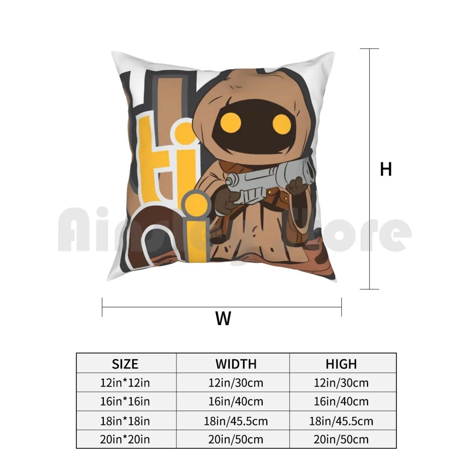 Подушка Jawa-Utini для дома мягкая детская наволочка с рисунком украшения Jawa