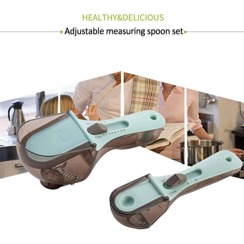 Регулируемые мерные ложки с магнитными защелками многофункциональная