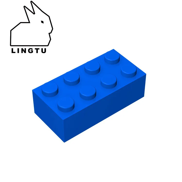 LINGTU строительный блок для бренда Fro Lego 3001 2x4 кирпичные Развивающие детские