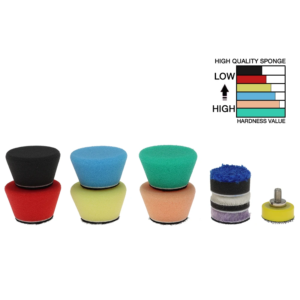 Высококачественная полировальная губчатая доска 1 дюйм грубая средняя и тонкая