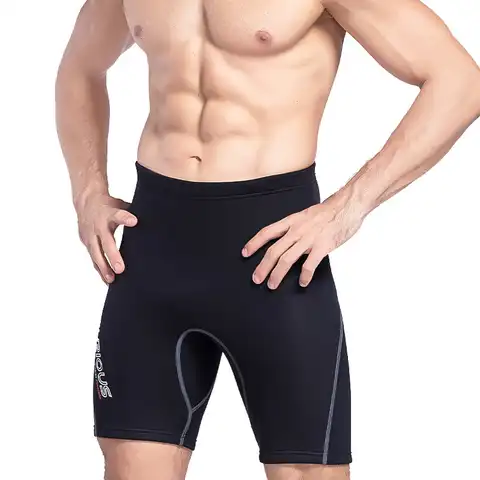 Мужские неопреновые шорты для Гидрокостюма, штаны для дайвинга 2 мм, Шорты для плавания, мужские плавки для серфинга, сохраняют тепло, супер ...