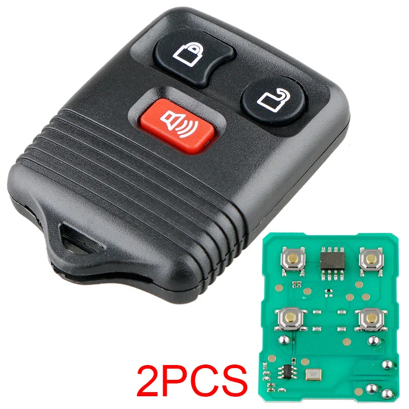 

2pcs 3 Buttons Car Keyless Entry Remote Control Remote Key Fob CWTWB1U212/CWTWB1U331 Fit for Ford