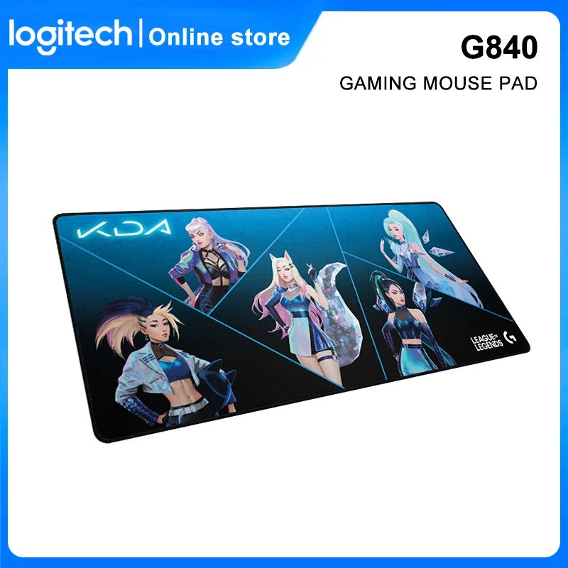 Игровой коврик для мыши Logitech G840 KDA большой Настольный ограниченной серии Офисный