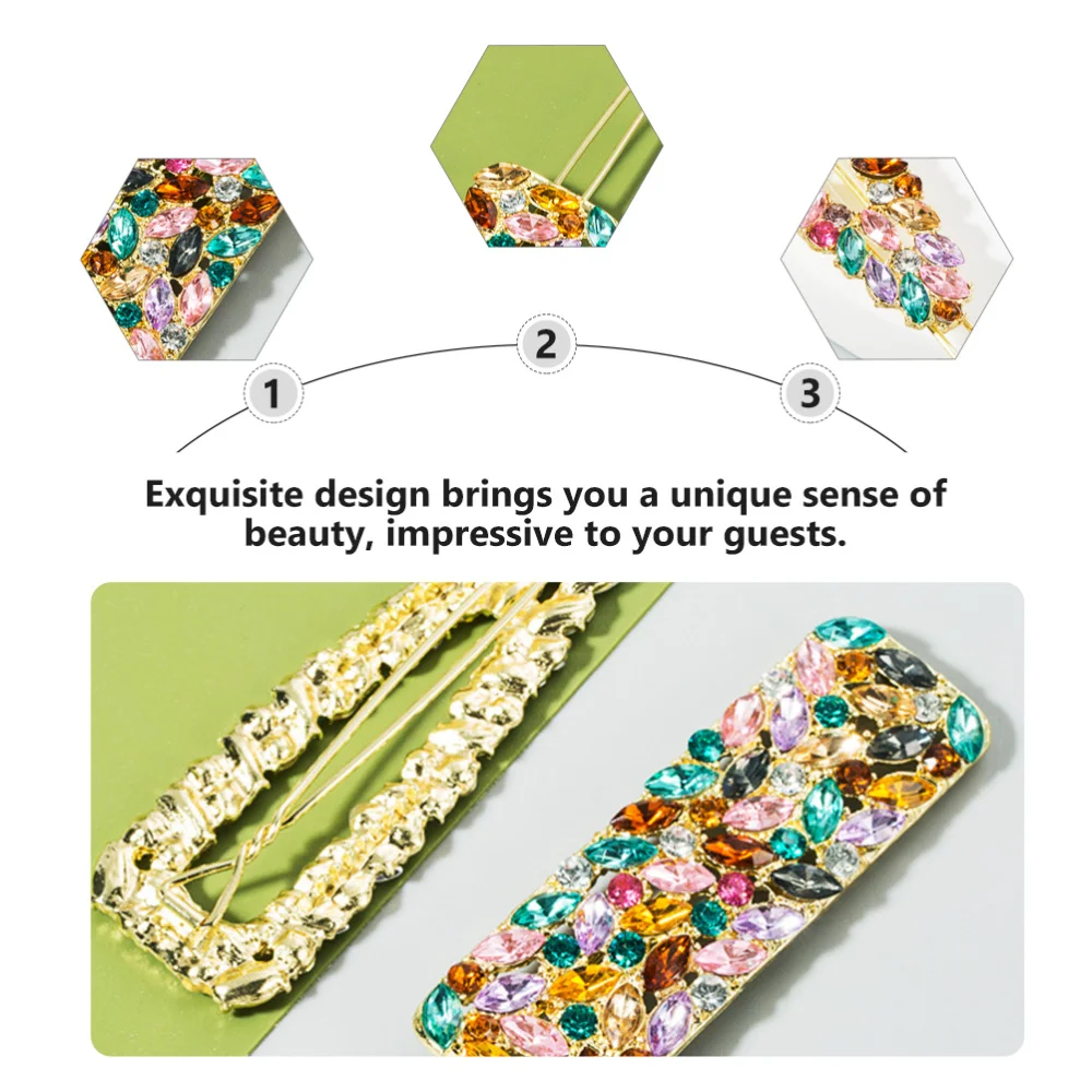 

2pcs Stylish Delicate Headdress Versatile Creative Hair Clip Girls Hair Decor