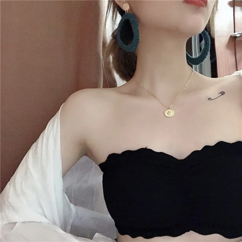 Бесшовный бюстгальтер без бретелек цельный облегающий Топ съемные бюстгальтеры