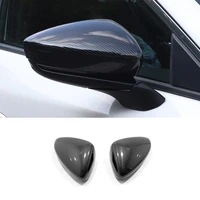 for mazda 3 2019 2020 accessories abs chrome car side door rear view mirror cover trim sticker exterior car styling 2pcs