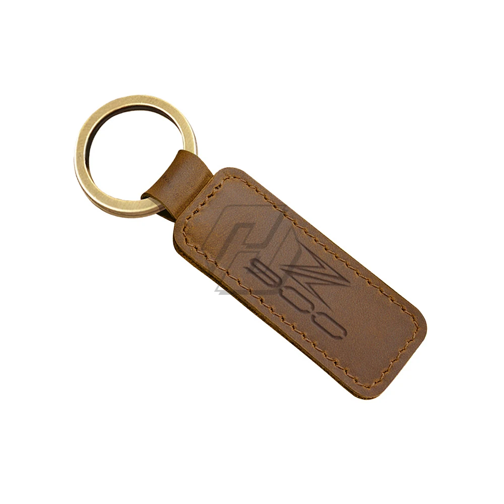 

For Kawasaki Ninja Z900 Z900RS Key Motorcycle Keychain Cowhide Key Ring