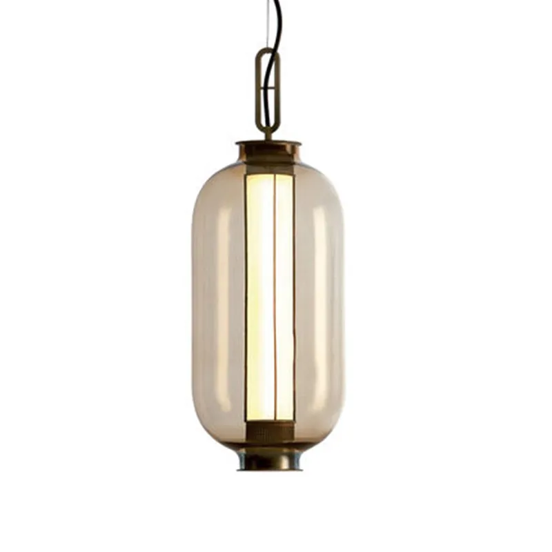 Стеклянный подвесной светильник в стиле постмодерн для столовой миланских