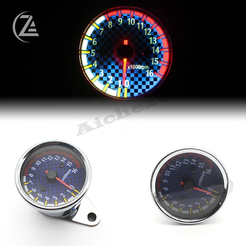 

ACZ Universal Motorcycle Parts 12V 16000RPM Scooter Tachometer Gauge for EFI Motorcycle