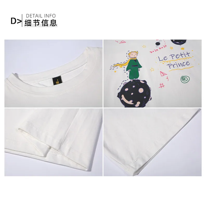 

Fashion Half-sleeved T-shirt Female 2020 Summer new Korean Loose Harajuku style White t shirts Top b359