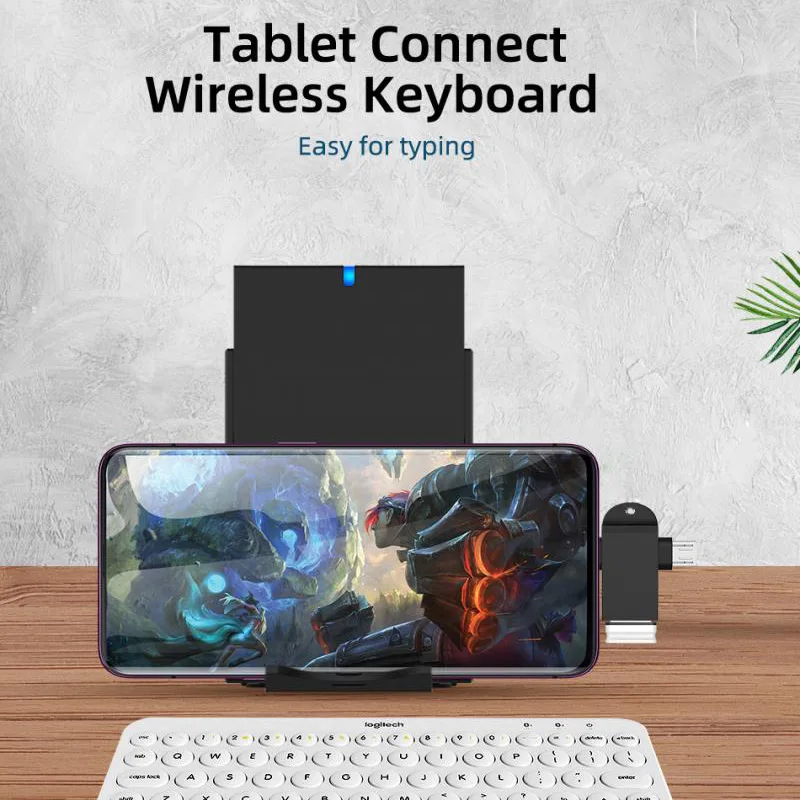 

STONEGO 2 in 1 OTG Adapter, USB 3.0 Female To Micro USB Male and USB C Male Connector Aluminum Alloy on The Go Converter