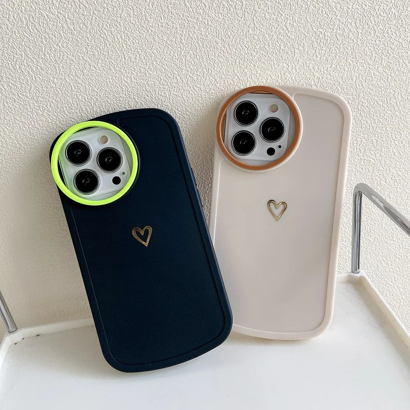 

Чехол для iPhone X XR XS MAX SE 2020, мягкий силиконовый защитный чехол с круглым сердечком для iPhone 13, 12, 11 Pro Max