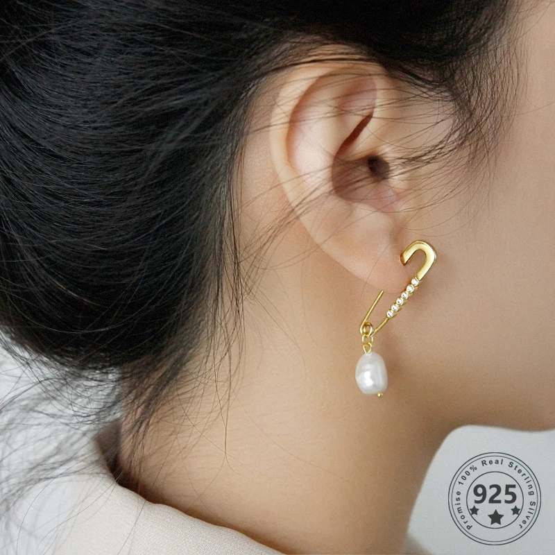 Серьги-гвоздики женские из серебра 925 пробы с фианитами | Украшения и аксессуары