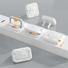 Детская Противоударная Защитная крышка для розетки с отверстием для розетки для младенца Защитная крышка для розетки