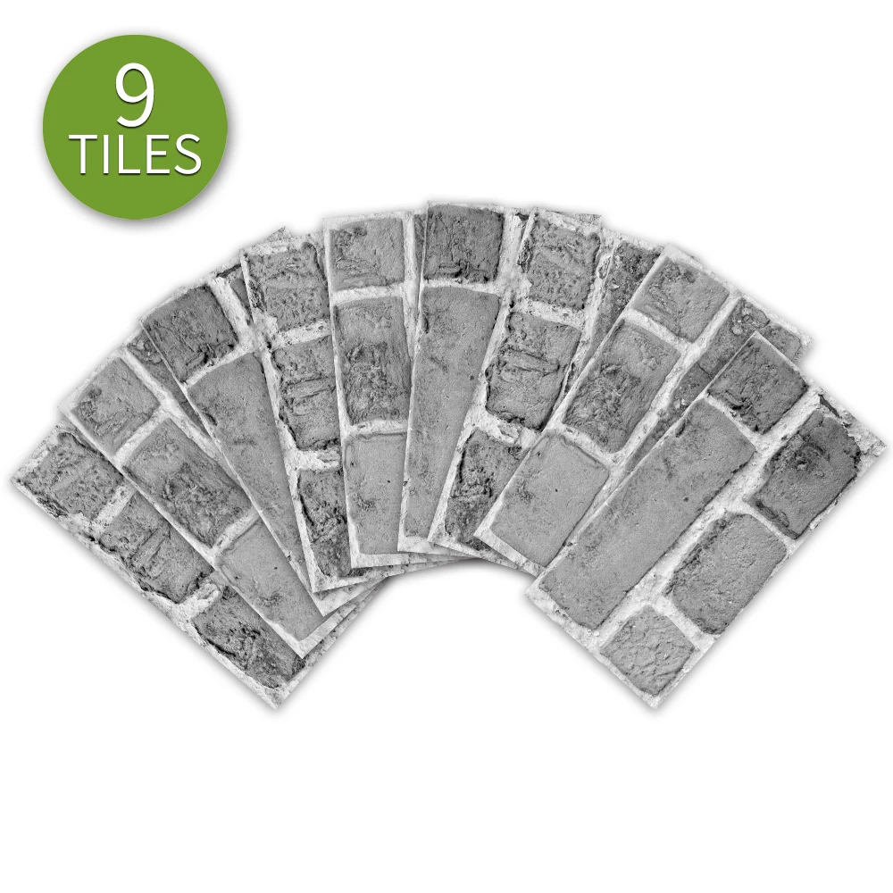 

Черно-белые кирпичные настенные стикеры в стиле ретро маслостойкие водонепроницаемые плитки обои для кухни ванной комнаты напольное насте...