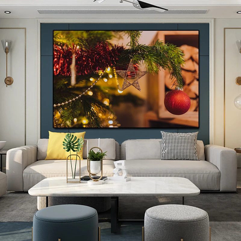 Декоративные картины на Рождество День благодарения брезентовые настенные