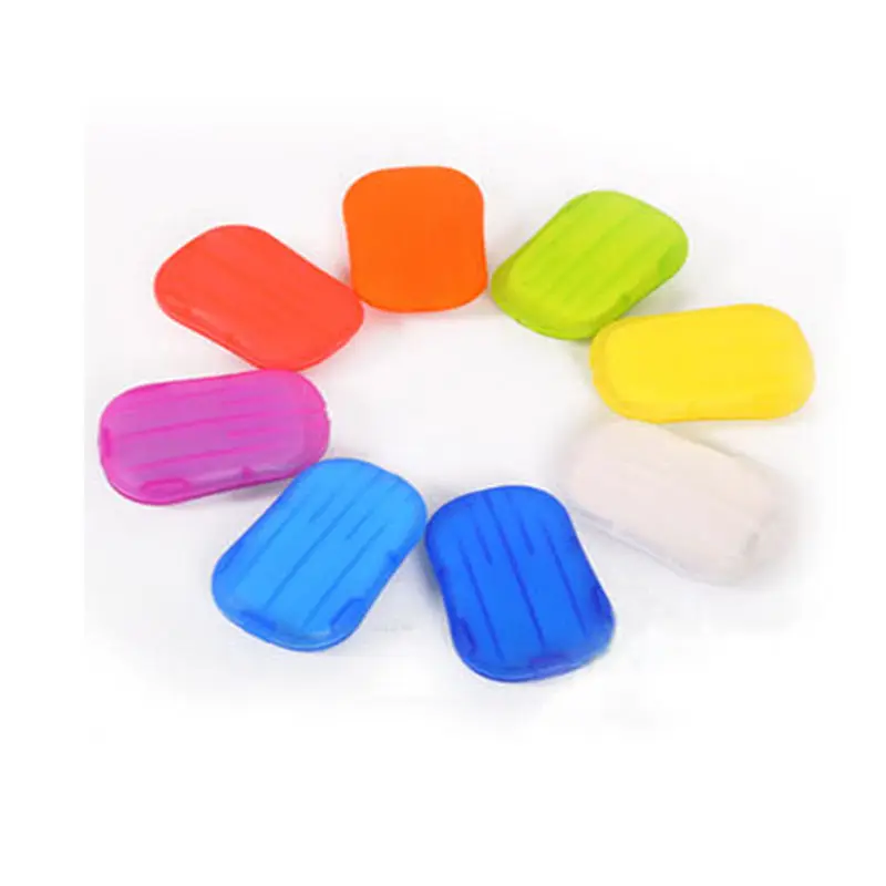 

2Box Bath Travel Scented Foaming Paper Soap Portable Washing Slice Sheets for Hand Cleaning Travel Accessories Drop Shipping