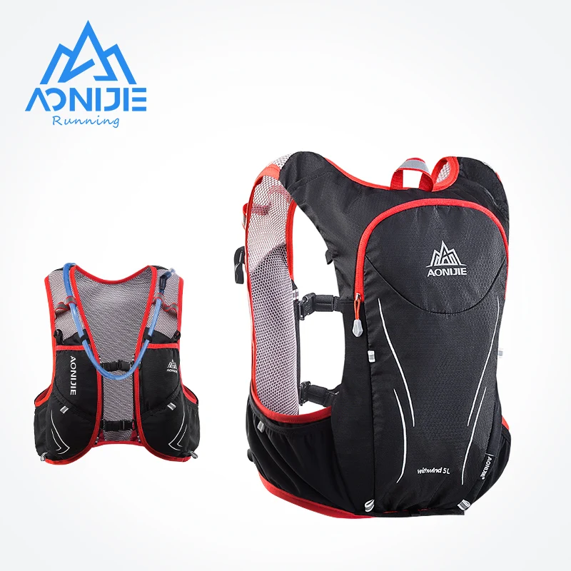 

AONIJIE C928 5L Hydration Backpack Rucksack Bag Vest Harness For 2L Water Bladder Hiking Camping Running Marathon Race Sports