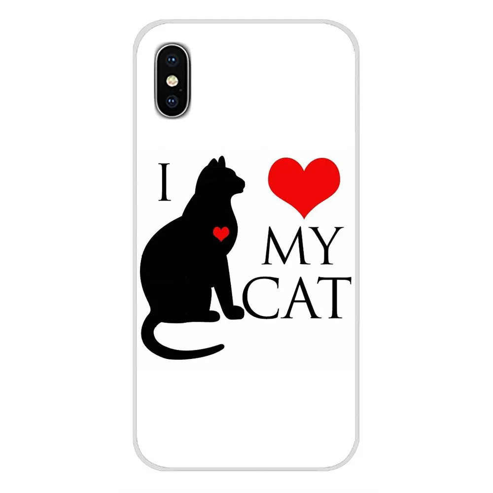 Для Apple ipod touch 5 6 iPhone X XR XS 11Pro MAX 4S 5C SE 6S 7 8 Plus чехлы для телефонов милые Meow кошки Китти