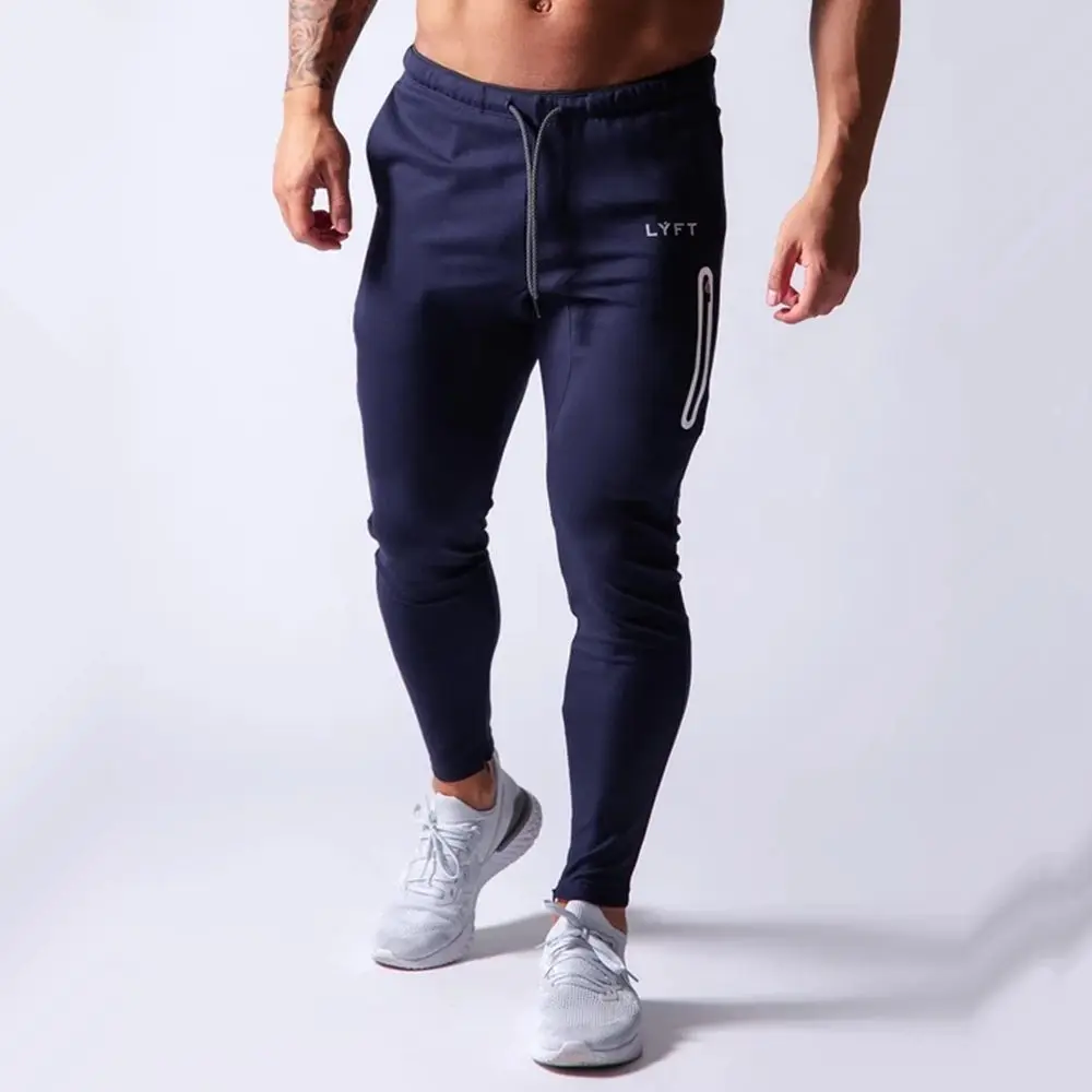 

Casual Pants Men's Joggers Sweatpants Bodybuilding Trousers Male Gym Fitness Workout Training Cotton Trackpants Brand Sportswear