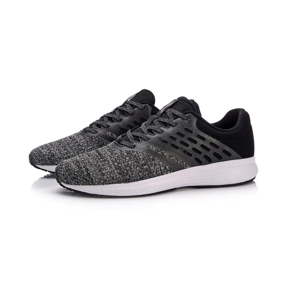 Мужская беговая Обувь Li Ning спортивная обувь с мягкой подкладкой из пряжи дышащие