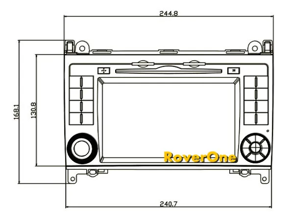 RoverOne Android 8.0 Car Multimedia System For Mercedes W639 W906 W209 W311 W315 W318 Radio Stereo DVD GPS Media Music Player | Автомобили