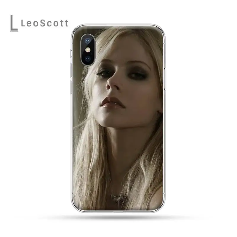 

Avril Lavigne Famous Canadian rock singer high quality Phone Case For iphone 12 5 5s 5c se 6 6s 7 8 plus x xs xr 11 pro max