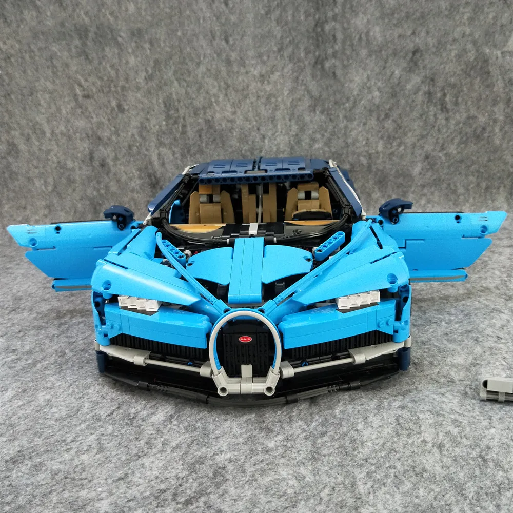 MOC 42083 Bugatti Chiron Technic гоночный автомобиль приложение RC двигатель совместимый Iegoset 20086 Кирпичи Строительные блоки игрушки рождественские подарки