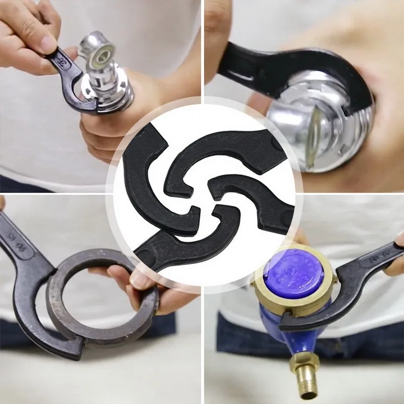 

Wrench Spanner Tool Adjuster Motorcycle Bike Absorber Shock Spanner Pre Load Hook C Spanner Tool Set Universal Hand Tool