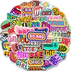 103050 шт., водонепроницаемые наклейки для скейтборда, чемодана, ноутбука