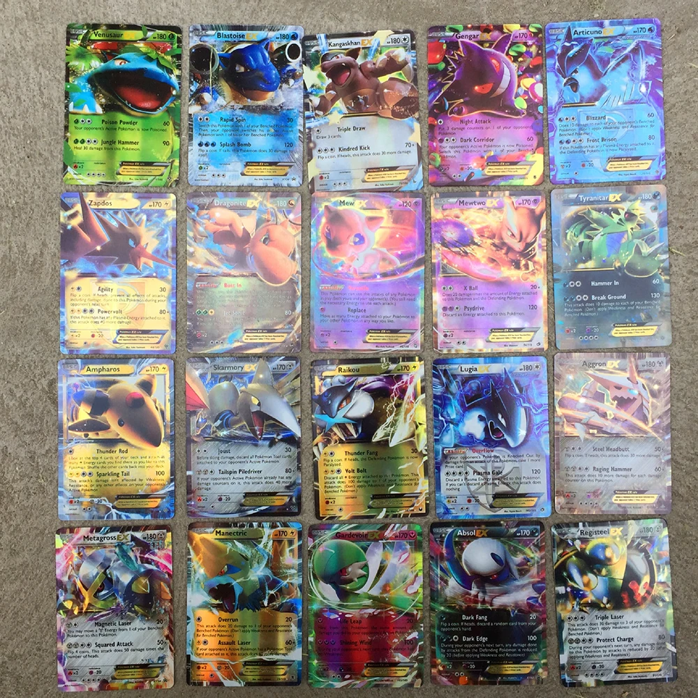 Takara Tomy Pokemon GX EX Мега Сияющие карты 3D Флэш карта покемона коллекционный Подарок детская игрушка