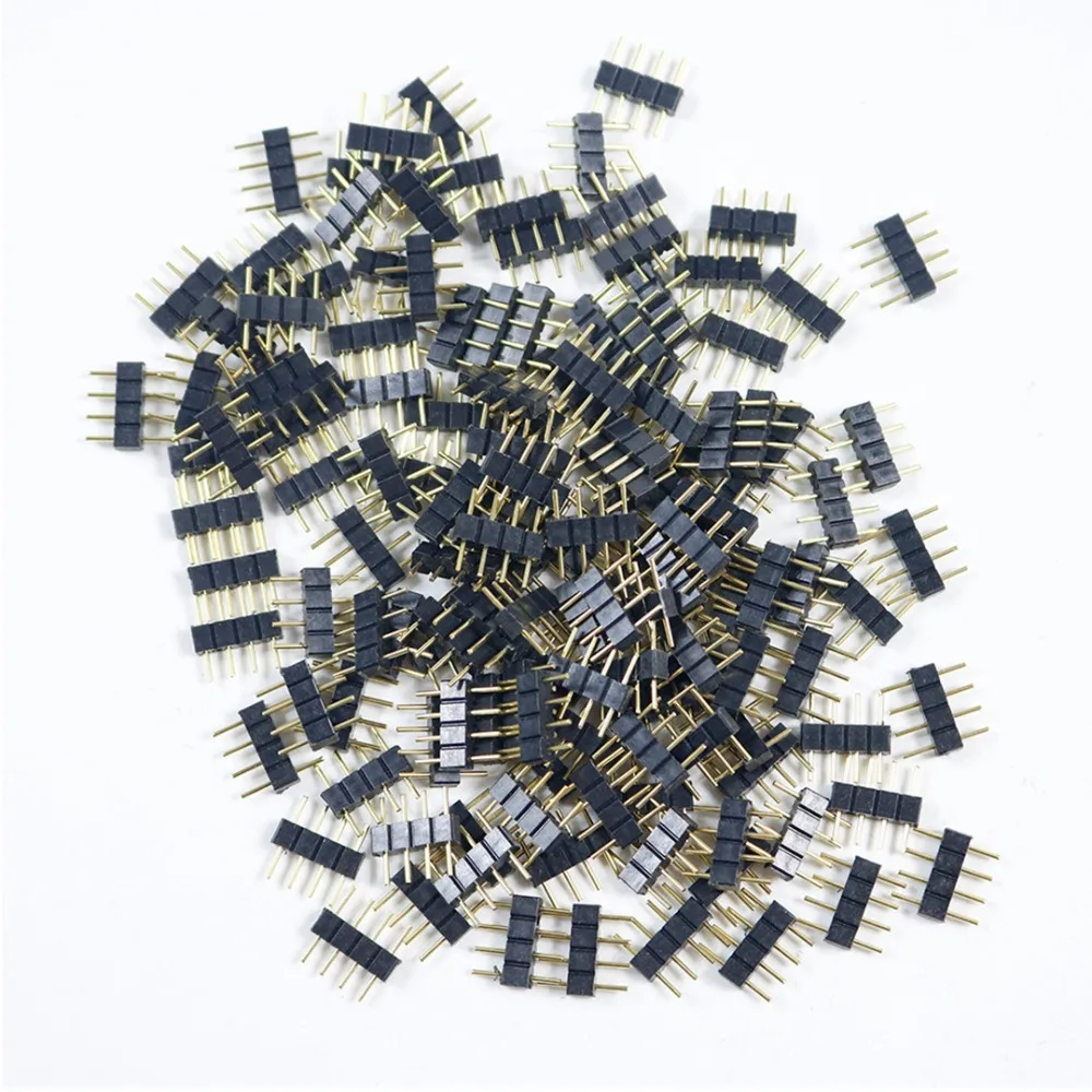 10 шт. 4 контактный 5 коннектор RGBW для 5050 3528|rgbw connector|connector rgbrgbw 5pin |