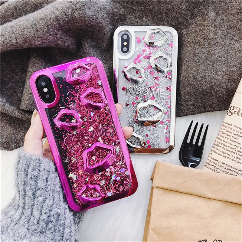 Жесткий чехол с изображением пикантных губ и зыбучих песков для Huawei P20 Pro P30 S10 Plus