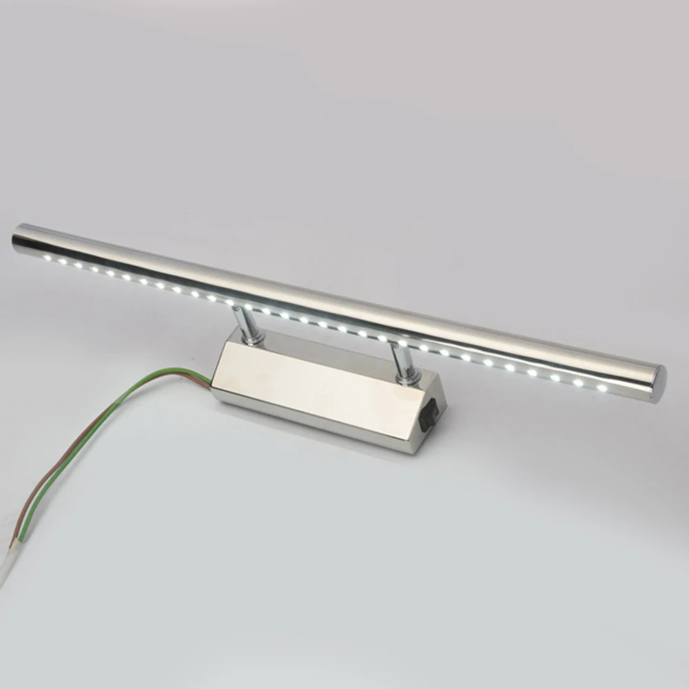 

Stainless Steel LED Wall Light Bathroom Led Mirror Light Wall Sconces Lamp With Switch