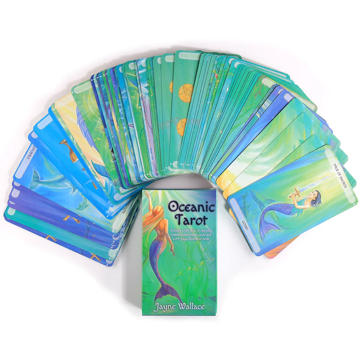 

New Oceanic Tarot Card Oracle Card for Divination Fate English Tarot Deck Card Game Board Game for Adult With PDF Guidance