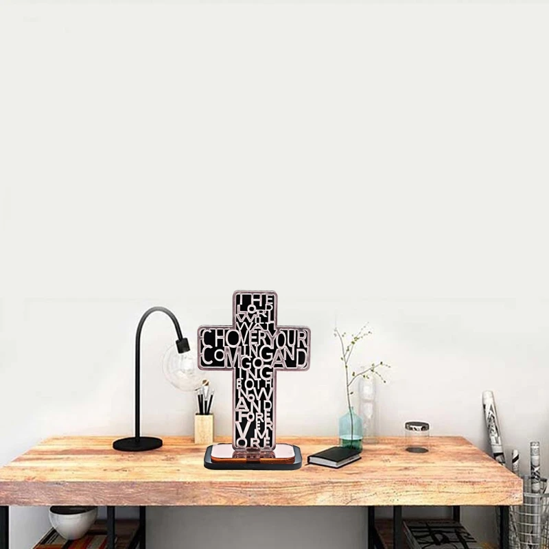 Акриловое религиозное Писание Крест Христа католическая Библия молитва
