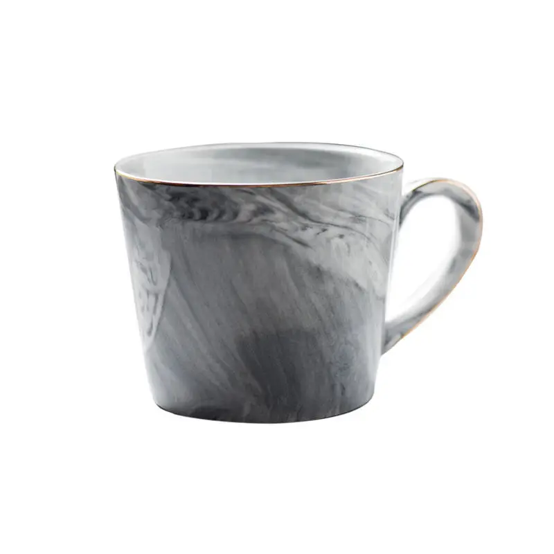

Nordic style mug with lid Marble Cup drinking cup High-grade creative Phnom Penh ceramic
