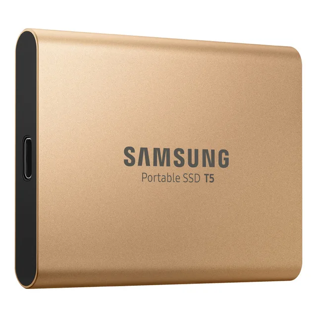 Samsung портативный SSD T5 500GB 1 ТБ внешний твердотельный HD Жесткий диск 1," USB 3,1 Gen2(10 Гбит/с) для настольного ноутбука - Цвет: GOLD
