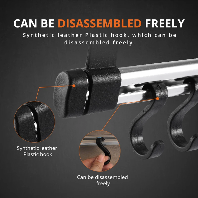 Автоматический крепеж и зажим Универсальный Автомобильный крючок на спинку