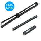 Складная тактическая антенна ABBREE AR-152G CS, SMA-Male VHF UHF 144430 МГц, для раций Yaesu TYT MD-380 Wouxun KG-UV8D 9D Plus