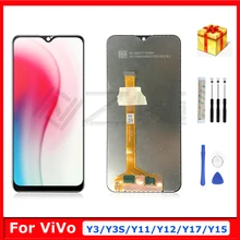 6.35 ' For VIVO Y3 LCD DIsplay Tested Y11 Y12 Y15 Y17 Glass Touch Screen Full Panel Digitizer Assembly Replacement Repair Parts