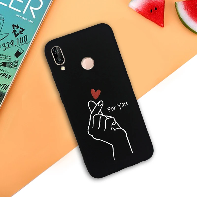 B1 Силиконовый чехол для huawei Honor 20 10 8 9 Lite Pro 8X 8A 8S Чехол P20 P30 Lite Pro P smart mate 20 lite Coque Love Simple - Цвет: B1