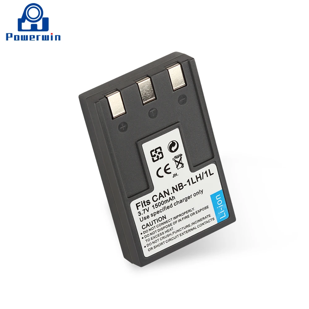 Powerwin 3PCS 1500mAh 3.7V NB-1L NB1L NB-1LH NB1LH Camera Battery for Canon Digital LXUS300 LXUS330 LXUS400 S100 S110 S200 S300 |