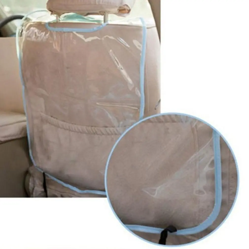 

Car Care Seat Protection Backrest Cover Kids Protective Cover Transparent Cleaning Anti-Kick Pad Auto Parts Accessories Hot