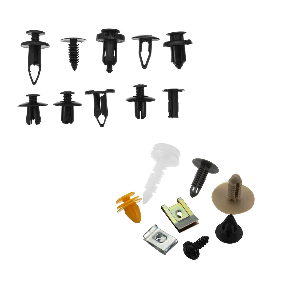 Универсальные 500 шт. смешанные автомобильные детали крепления зажим для